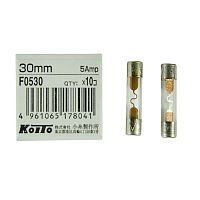 Предохранитель KOITO 5A-стеклянный 30mm F0530 